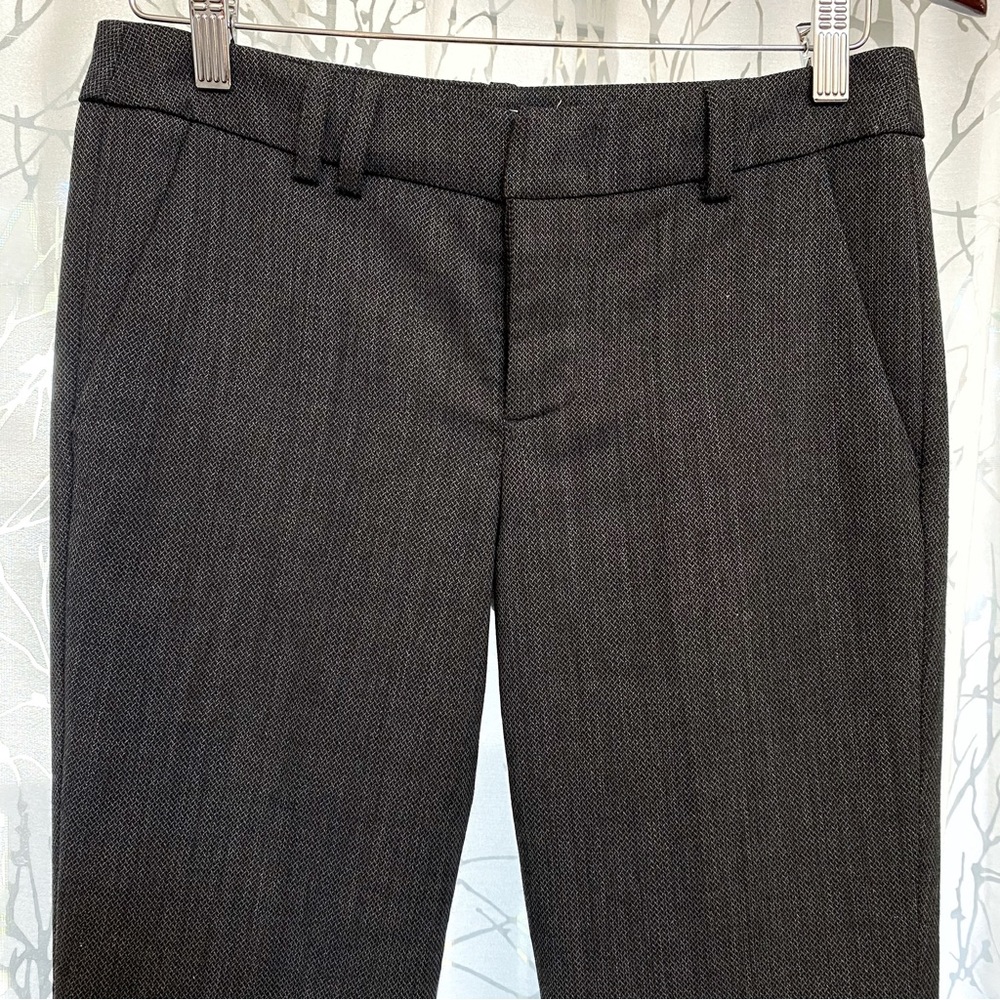 ZADIG & VOLTAIRE gray Pantalon Posh Franges fringe hem straight leg dress pants - Picture 4 of 15